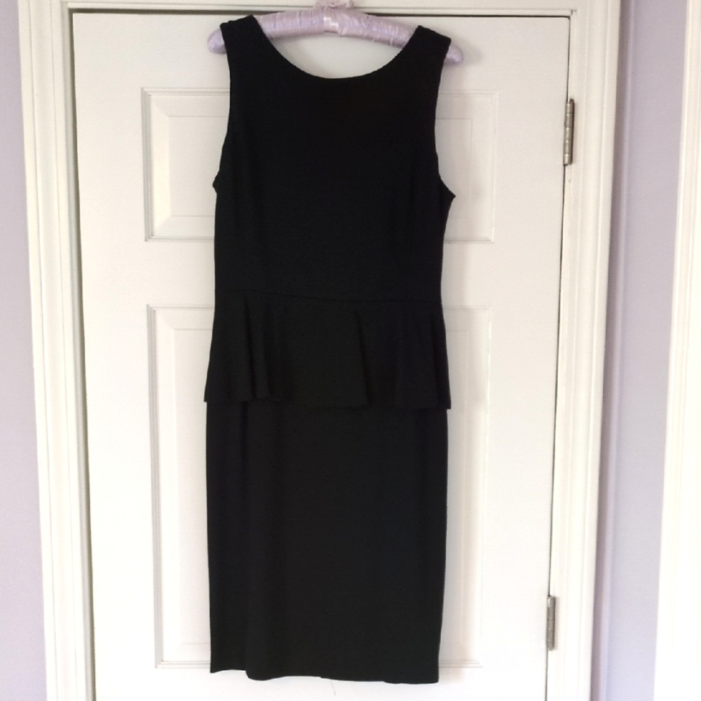 Banana Republic Black Peplum Dress
